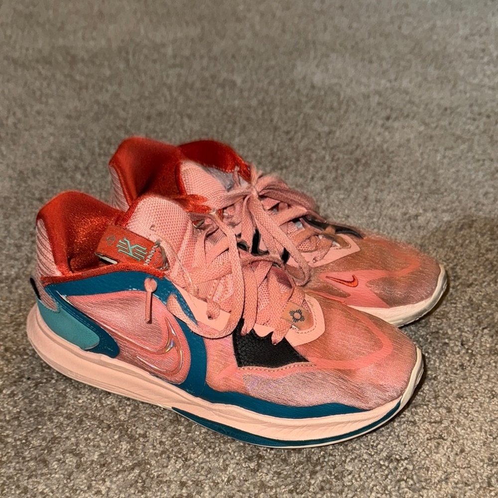 Nike Coral and Aqua Running Shoes